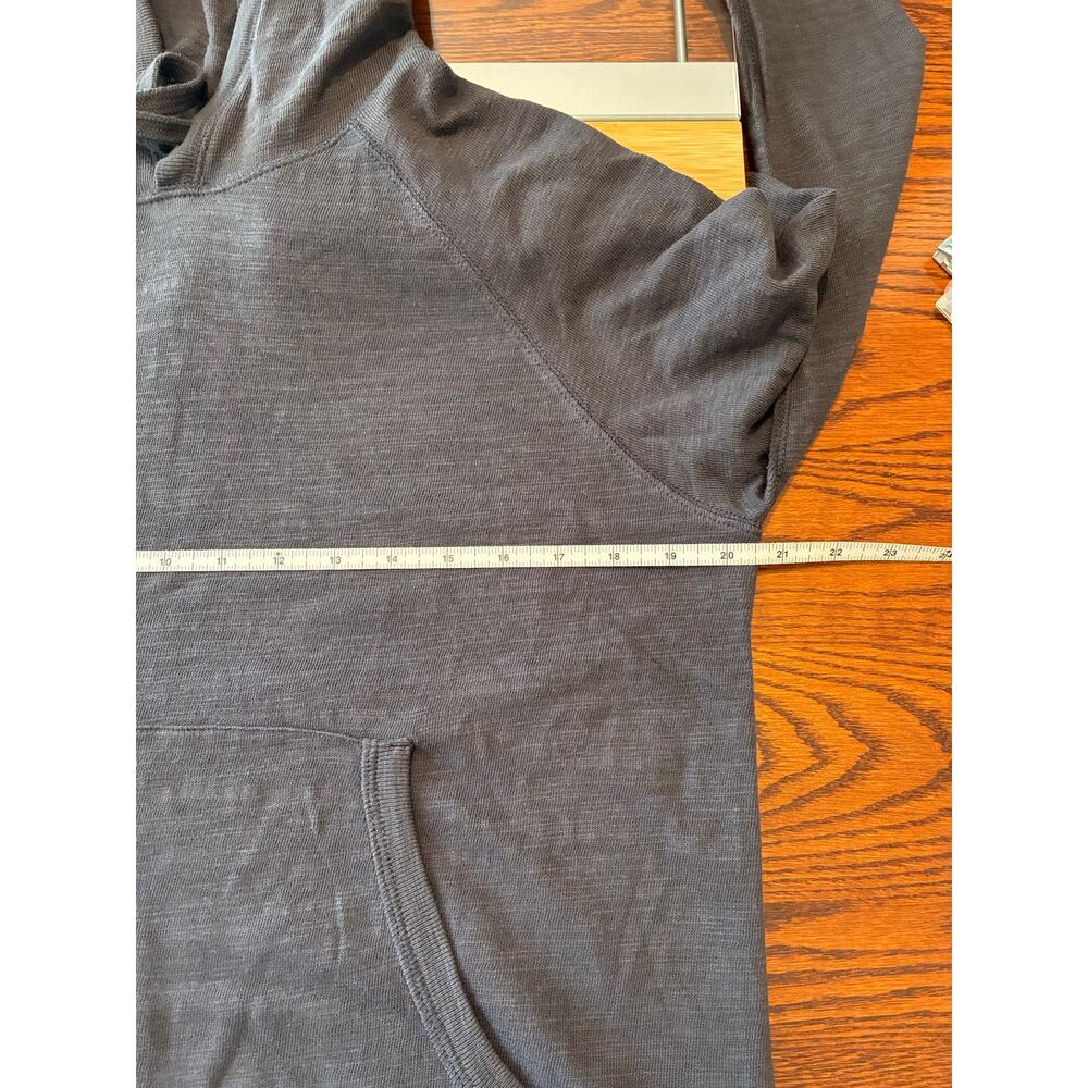 Faherty Sunwashed Organic Hoodie Gray Women's Small - Picture 8 of 9